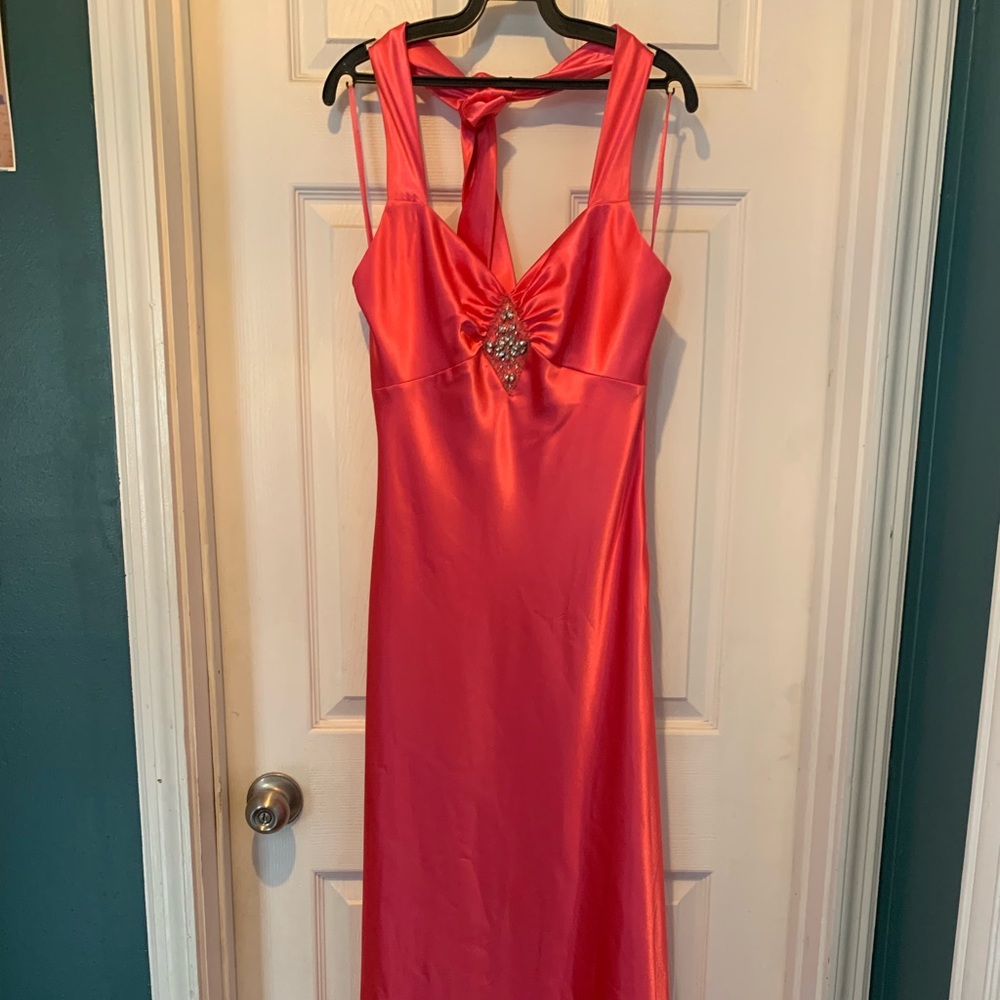 Windsor Magenta Silk Gown